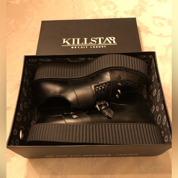 KILLSTAR Waxing statement platform creepers NEW IN BOX - Picture 4 of 7
